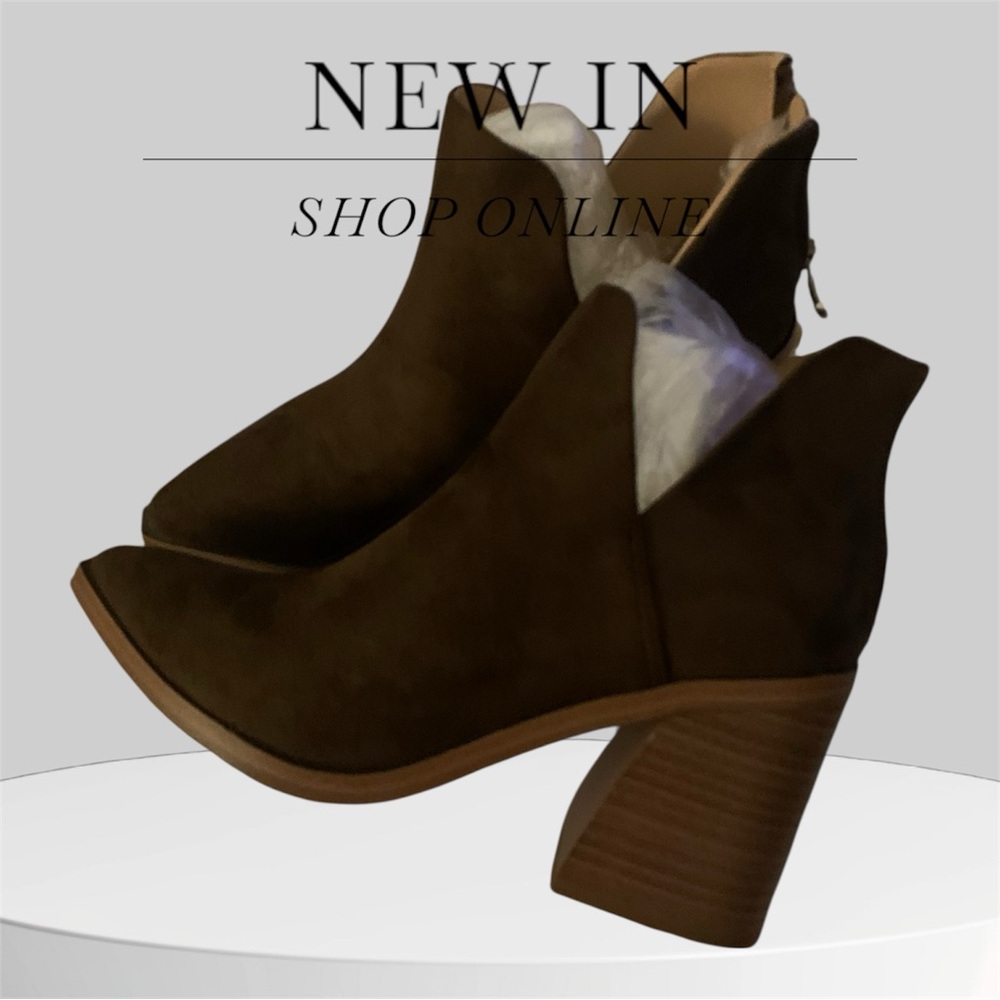 Fisace Brown Ankle Boots